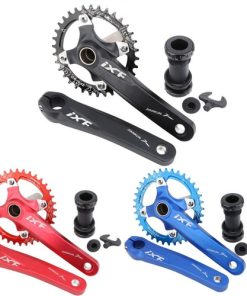 Bielas Volante Mtb Aluminio con Motor Integrado y Corona 32/34 T - NEGRO 34 T