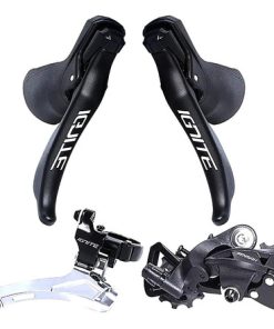 Kit Transmisión Bicicleta Carretera 2x9 Velocidades Sensah