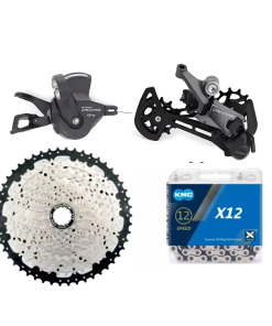 Transmisión 1x12 Velocidades Shimano Deore M6100 Núcleo Hg