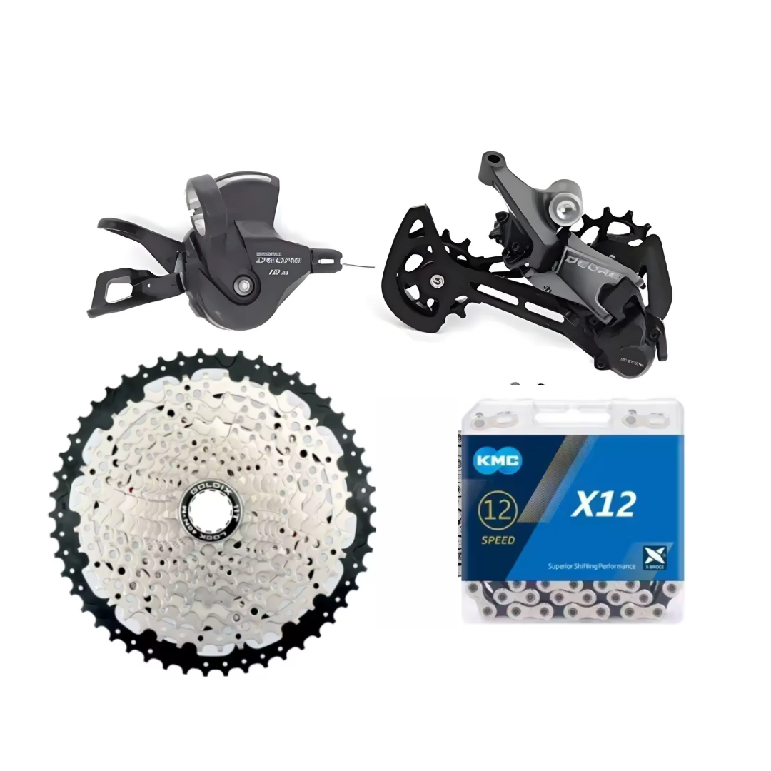 Transmisión 1x12 Velocidades Shimano Deore M6100 Núcleo Hg