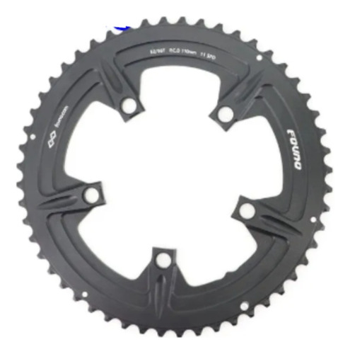 Plateau Campagnolo Record 39 Dents - 135 Mm BCD - 5 Bras - Aluminium - Italie