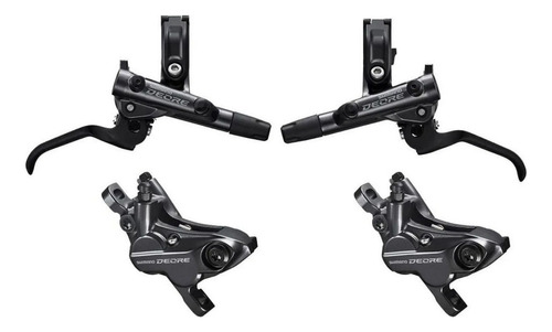 Frenos Shimano Deore M6120 4 Pistones Delantero Y Trasero