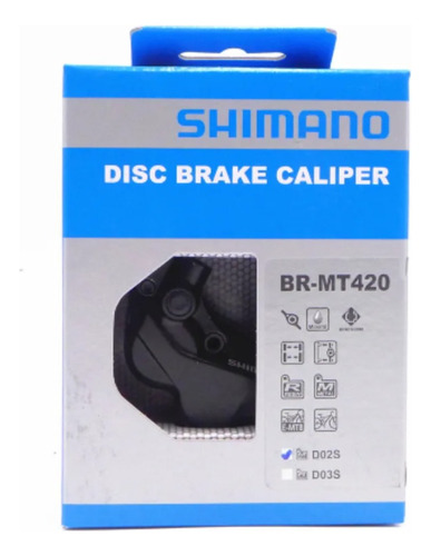 Caliper Shimano Mt420 Freno Hidráulico 4 Pistones +pastillas