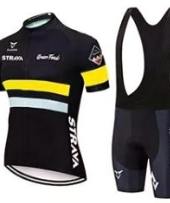 Conjunto Ciclismo Mtb, Ruta Con Protector Gel Acolchado - amarillo, M
