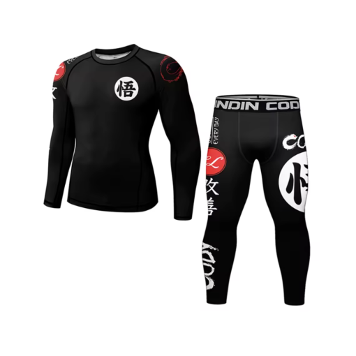 Rashguard camiseta larga mas calzas Mma - JiuJitsu - Spandex