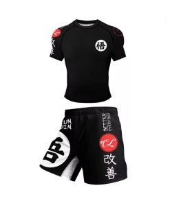 Shorts Y Rashguard Conjunto Mma - Bjj jiu jitsu - Spandex