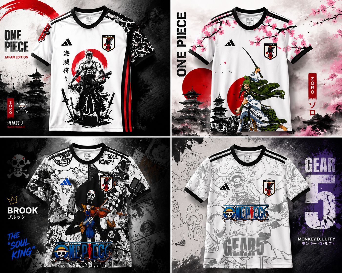 POLERAS ONE PIECE EDICIÓN JAPÓN