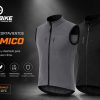 Chaleco Cortaviento Térmico calidad premium YKYWBIKE