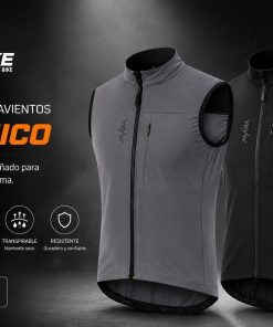 Chaleco Cortaviento Térmico calidad premium YKYWBIKE
